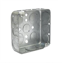 Caja Cuadrada Galvanizada Reforzada 6x6