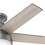 Ventilador Anslee LP Plata mate 46 pulg Hunter
