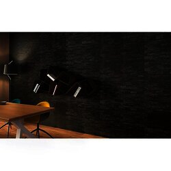 Muro Stonefort Black Daltile 34 x 45 cm