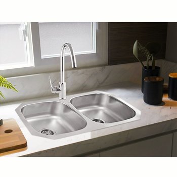 Fregadero CS110 marca Eb Técnica 84 x 48 cm 2 Tinas