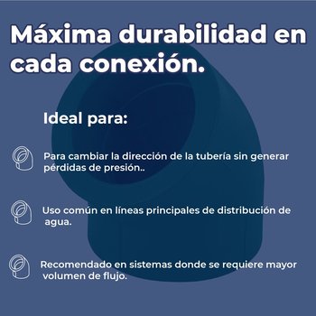 Codo Tuboplus Rotoplas 45 x 2 pulgadas