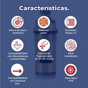 Valvex V Derecho Grande SH1012 Helvex