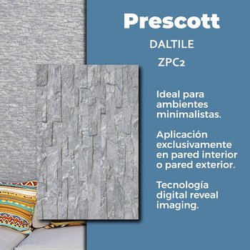 Muro Fachada Prescott Gray Daltile 30x45 cm