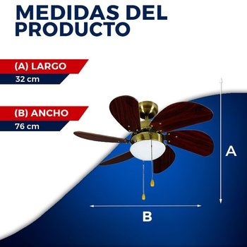 Ventilador de Cielo Luzerna 30 pulg