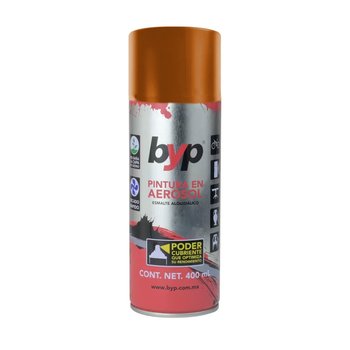 Pintura Aerosol Byp Cobre Metálico Brillante 400 mL