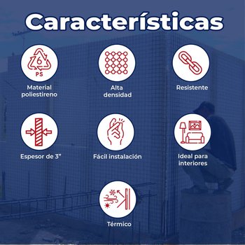 Panel W Losa Estructural Poliestireno 3 pulg