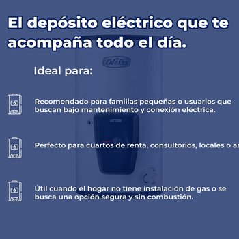 Calentador Depósito Eléctrico 40 L Calorex Vattium 220-240v