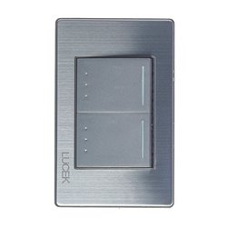 Placa 2 Apagadores Lucek BP09MP