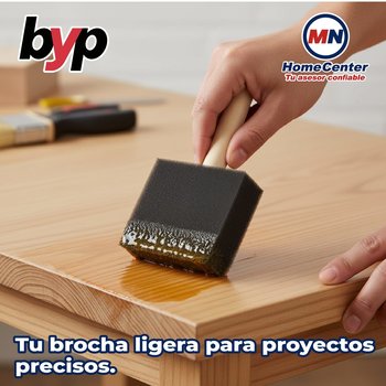 Brocha de Espuma Poliuretano Mayor Precisión 4" Pulgadas