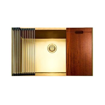 Fregadero Kele Acero inoxidable 81X48X25 CM Empotrar/Submontar