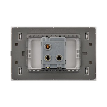 Placa 1 Apagador Lucek Flat Negro