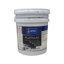 Pintura Vinil Acrilica Satinada Platinum Ultra Deep 19 L