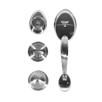 Cerradura de Gatillo Venecia Yale Alta Seguridad Cromo Mate