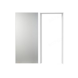 Paquete Puerta Lamina Lisa 85X2.10 MT Con Marco Metalico