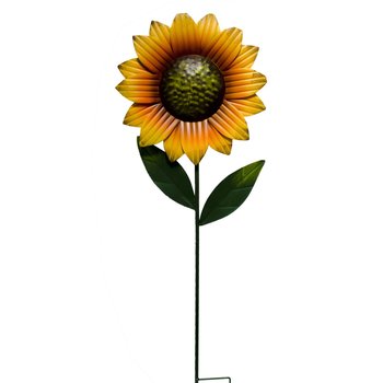 Estaca decorativa para jardín figura Girasol 1.06 M