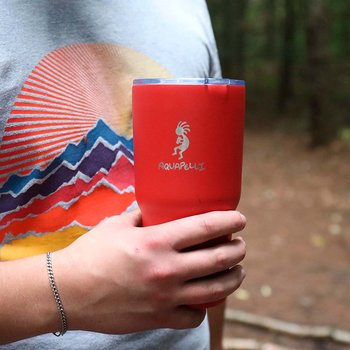 Vaso térmico rojo con popote 28oz