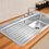 Fregadero marca Eb Técnica 101 x 54 cm 1 Tina 1 Escurridor