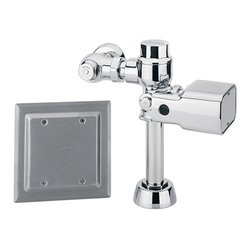 Fluxómetro Electrónico 4.8 L WC Helvex 110 Cromo FC-110-WC-4.8