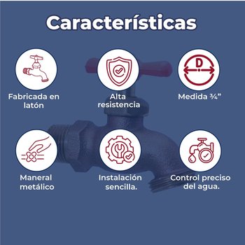 Llave Corta Para Manguera Urrea ¾ pulgadas