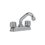 Mezcladora para Lavabo Rugo Tauro Cromo 24CT