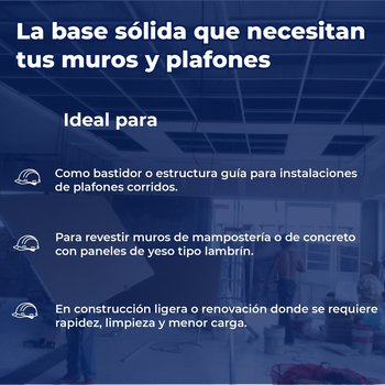 Canaleta Listón Panel Rey Calibre 26 6.82 x 3.96 m