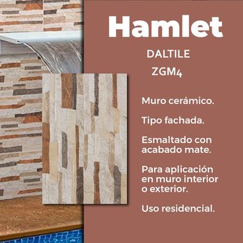 Azulejo Hamlet Latte Daltile 30 x 45 cm