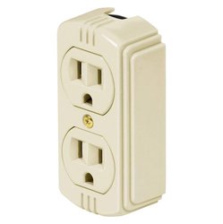 Contacto Sobreponer Dúplex 2 Polos Tierra