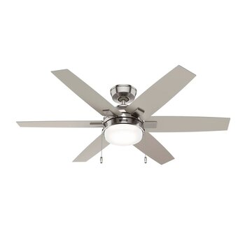 Ventilador Hunter Toledo 52 Pulgadas Niquel Cepillado