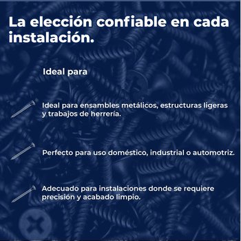 Tornillo Estándar 6 mm x 1 1/8 pulg