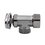 Llave Angular Cromada 013 x 013 mm ½ x ½ Rugo