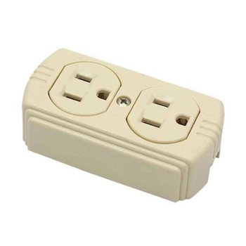 Contacto Sobreponer Dúplex 2 Polos Tierra