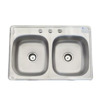 Fregadero EB Técnica 84 cm x 56 cm 2 Tinas C110
