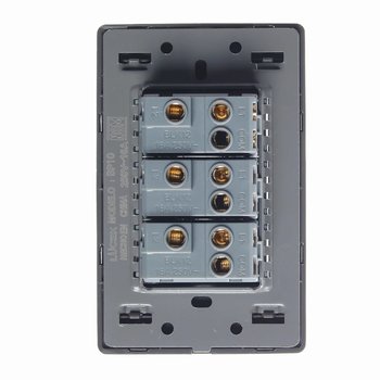 Placa 3 Apagadores Lucek BP10MP