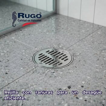 RESUMIDERO REDONDO 089X089 MM 3 1/2 BRONCE CROMO