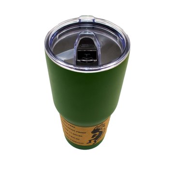 Vaso térmico verde con popote 28oz