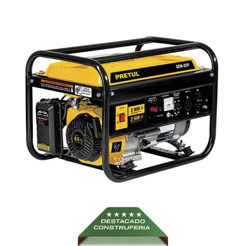 Generador Eléctrico a Gasolina 2500 W Pretul