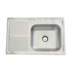 Fregadero M101 marca Eb Técnica 80 x 52 cm Acero Inoxidable