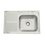 Fregadero M101 marca Eb Técnica 80 x 52 cm Acero Inoxidable