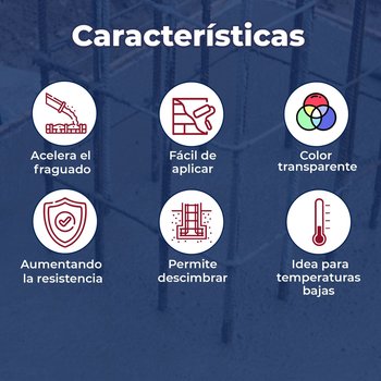 Acelerante Concreto Fester Festermix 4 Lt