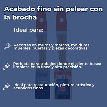 Brocha BYP Camelus pelo extra fino 1 pulgada