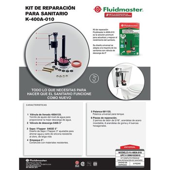 Kit De Reparación Para Sanitario 3"