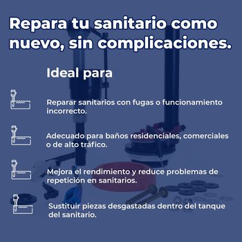 Kit de Reparación Para Sanitario Premium Fluidmaster 3" Pulgadas
