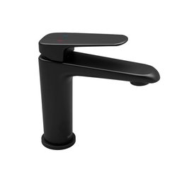 Monomando lavabo corto sin contra Potenza ébano Helvex