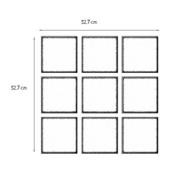 Mosaico para alberca Foncer 32.7x32.7 cm Cancún