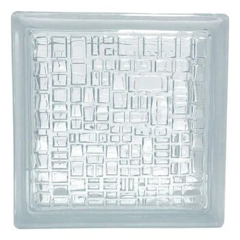 Vidrio Block Mosaico Foncer 19x19x8 cm