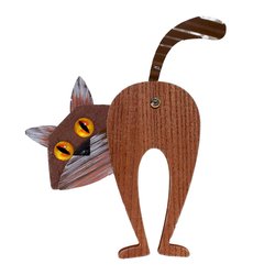 Figura decorativa mascota Rude Cat 33 cm