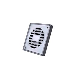 Resumidero Cuadrado Cromo Cuerpo Abs Rejilla Inox Coflex