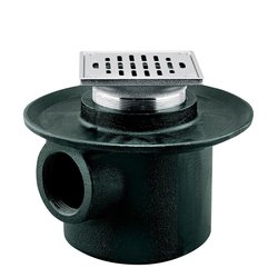 Coladera Helvex Una Boca Rejilla Cuadrada 28235CH