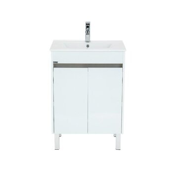 Gabinete Para Baño Roma 61X.46 Blanco Alto Brillo Mado
