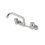 Llave Mezcladora 8" a la Pared Para Fregadero Sin Cubierta Rugo